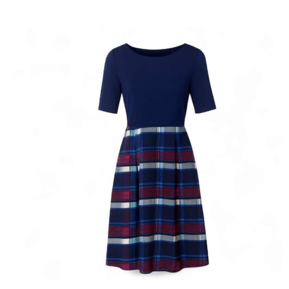 Oxiuly Plaid Dress NWT